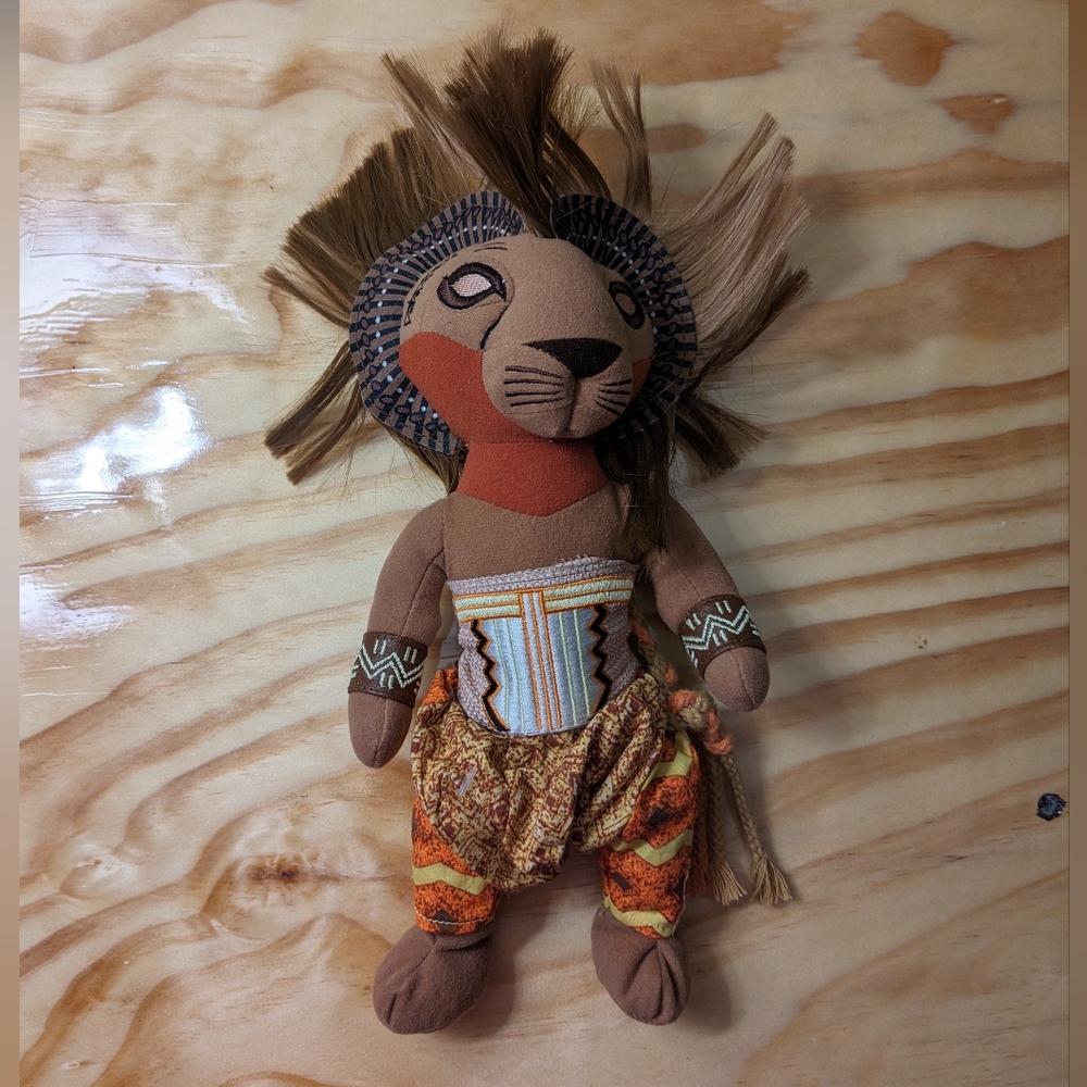 Disney's The Lion King the Broadway Musical Simba 10 inch plush